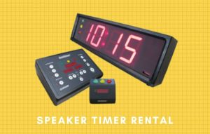 Speaker Timer Kit Rental