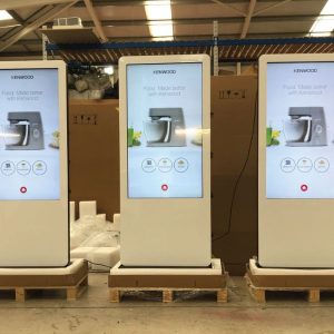 Floor Standing Vertical Ad Player Rental