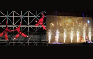 Vertical Dancers Hire