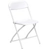 White Plastic Folding Chair Rental